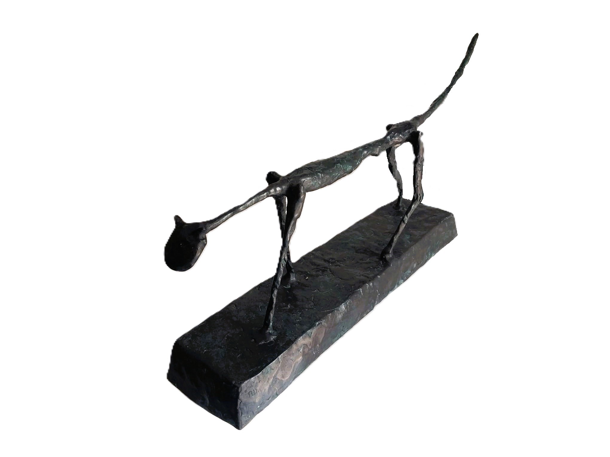 Kunstwerk im Stil von Alberto Giacometti – Le Chat aus dem Jahr 1951 – Von Meisterfälscher Robert Driessen – Bild 2